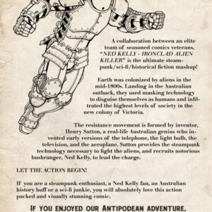 Ned Kelly Ironclad Alien Killer #1 24 Ned Kelly Ironclad Alien Killer #1 24